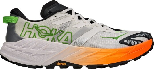 HOKA Speedgoat 7 Terrengløpesko Herre Grå/Oransje 44 2/3