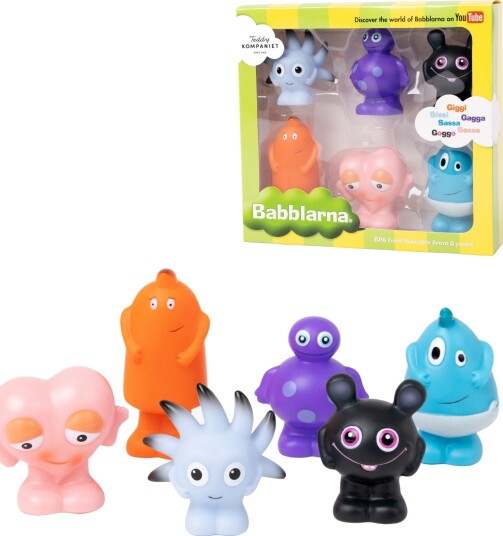 Babblarna GS Mix Plastfigurer Lekesett - 6 stk Seriefigurer Babblarna GS Mix Plastfigurer Lekesett - 6 stk Seriefigurer