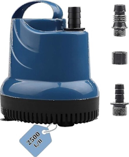 Mini nedsenkbar vannpumpe 2500l/t 40w 230v 2,3m leveringshøyde 2,5m kabel for hage, akvarium, dam, fontene Mini nedsenkbar vannpumpe 2500l/t 40w 230v 2,3m leveringshøyde 2,5m kabel for hage, akvarium, dam, fontene