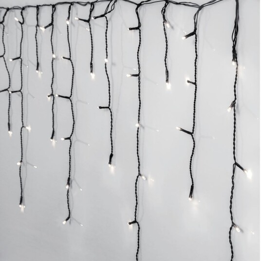 Istapp lyskjede Crispy Ice White 12 meter 480 LED