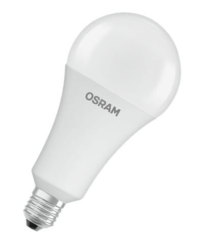 Osram Star - Led-Lyspære - Form: A - Mattslipt Finish - E27 - 24.9 W Ekvivalent 200 W - Klasse E - Varmt Hvitt Lys - 2700 K Osram Star - Led-Lyspære - Form: A - Mattslipt Finish - E27 - 24.9 W Ekvivalent 200 W - Klasse E - Varmt Hvitt Lys - 2700 K