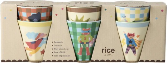 Rice Melaminkopp Barn Hero Print 160ml Gr??nn Rice Melaminkopp Barn Hero Print 160ml Gr??nn