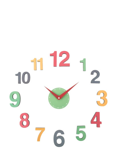 Karlsson Wall Clock Diy Chico Multi Colour Multi/patterned Ø:60cm Karlsson Wall Clock Diy Chico Multi Colour Multi/patterned Ø:60cm