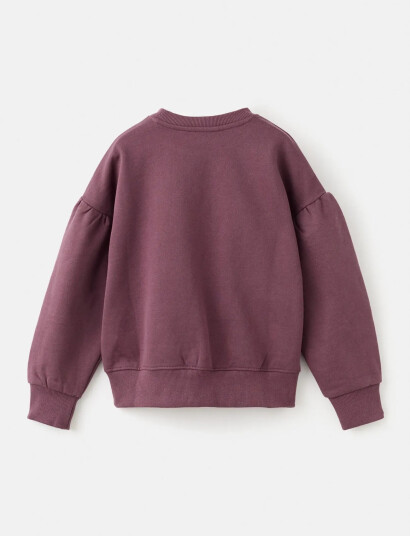 Mango Printed Cotton Sweatshirt Burgundy 11 12 Mango Printed Cotton Sweatshirt Burgundy 11 12