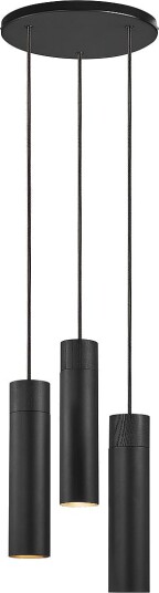 Nordlux Pendel Tilo 3 Spot Svart Takpendler