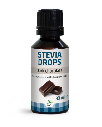 Funksjonell Mat Stevia Drops - Dark Chocolate 30ml Funksjonell Mat Stevia Drops - Dark Chocolate 30ml