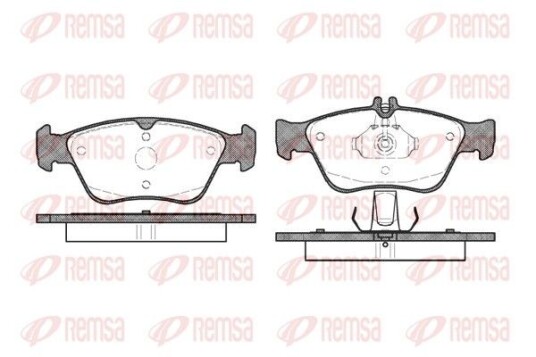 Bremseklosser REMSA 0586.00 Bremseklosser REMSA 0586.00
