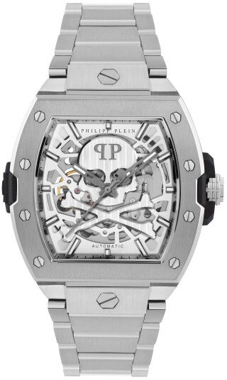Philipp Plein Herreklokke PWJFA0425 The Skeleton Sølvfarget/Stål Philipp Plein Herreklokke PWJFA0425 The Skeleton Sølvfarget/Stål