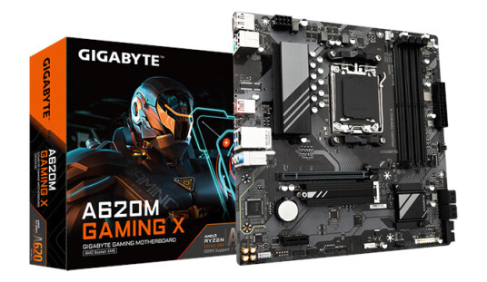 Gigabyte A620M Gaming X Hovedkort Micro ATX med DDR5 og AMD AM5 Sokkel Gigabyte A620M Gaming X Hovedkort Micro ATX med DDR5 og AMD AM5 Sokkel