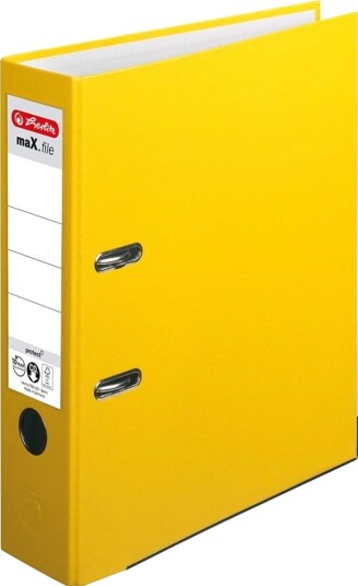 Herlitz 05481304 A4 Polypropylen Pp Gult 8 Cm 1 Stykker Herlitz 05481304 A4 Polypropylen Pp Gult 8 Cm 1 Stykker