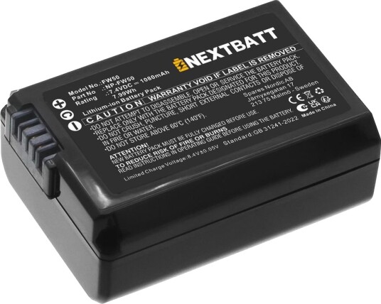 Batteri til Sony NP-FW50