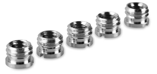 SmallRig 1610 New Thread Adapter med 1/4" til 3/8" gjenger - 5-pakning SmallRig 1610 New Thread Adapter med 1/4" til 3/8" gjenger - 5-pakning