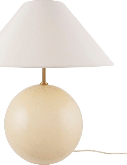 Globen Lighting Bordlampe Iris 45 Gul Bordlamper