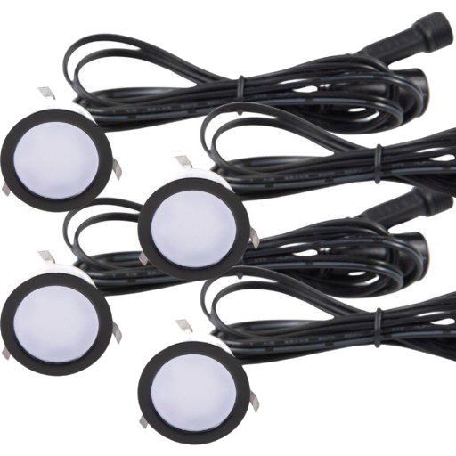 Light By Juhl Cosmos innfelt spotlight svart 4 pk