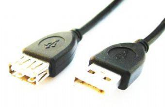 GEMBIRD USB 2.0 A- A-socket 10ft cable black