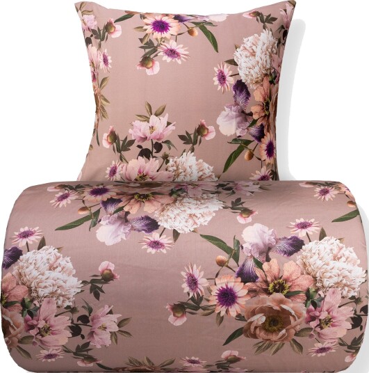 ByBorg Sateng sengesett - Digitalprint - 140x200 cm - Lavender flower - Excellent By Borg