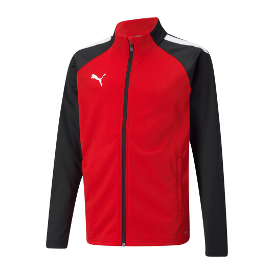 Puma teamLIGA Training Jacket Jr, treningsjakke junior 140 Puma Red-puma Black