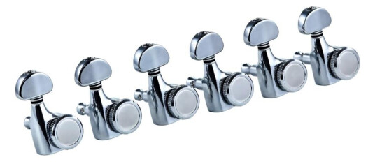 Ortega Guitars Ortega Otmlock6l-Cr Mekanikk Elgitar Locking, 6 In-Line, Chrome Ortega Guitars Ortega Otmlock6l-Cr Mekanikk Elgitar Locking, 6 In-Line, Chrome