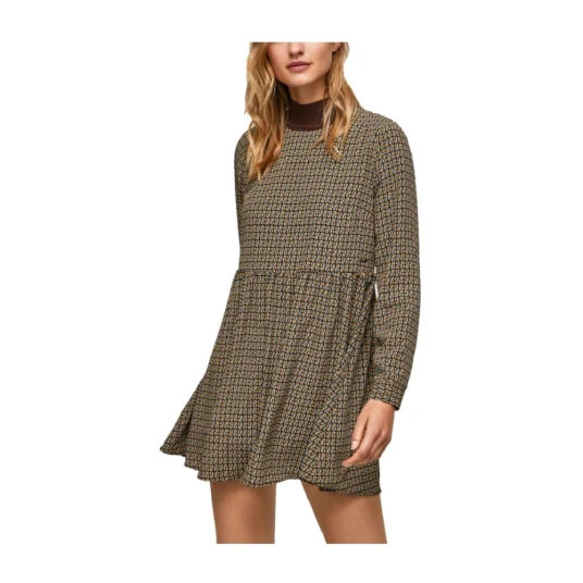 Pepe Jeans Dame Kjoler Brun M, Pepe Jeans Dame Kjoler Brun M,