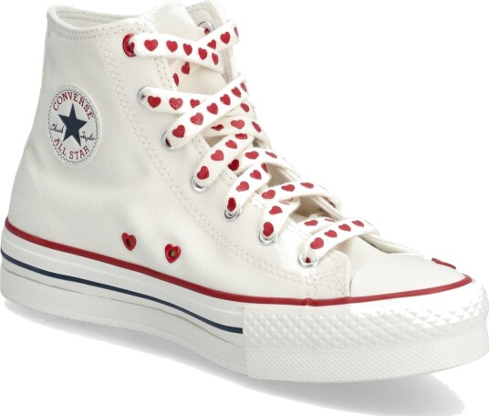 Converse Ctas Eva Lift Hi Vintage White White 38