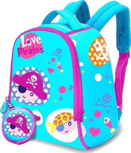 Pirates Neopren ryggsekk og veskesett, 25 cm størrelse