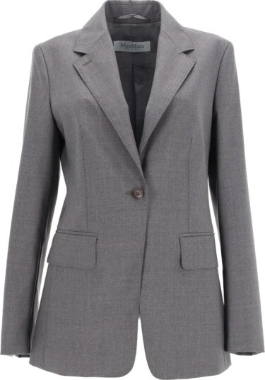 Max Mara Dame Jakker Grå 2XS,