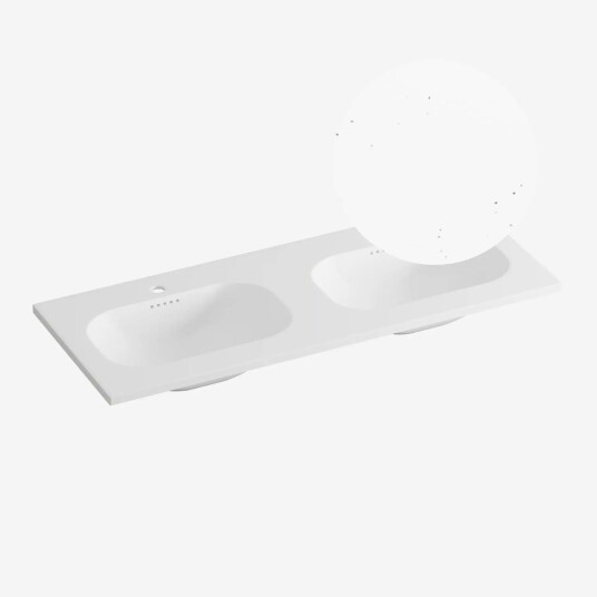 Korsbakken Nice Heldekkende Terrazzo Pepper 120cm Dobbel