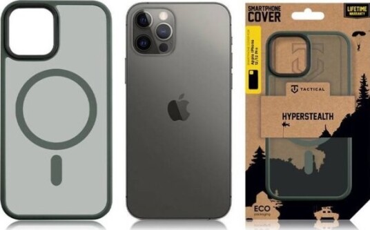 Dėklas Tactical Magforce Hyperstealth Dangtelis, Skirtas Iphone 12/12 Pro Forest Žalias