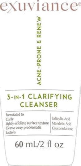 Exuviance 3-in-1 Clarifying Cleanser (U) 60 ml