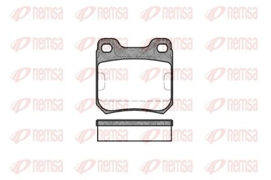Bremseklosser REMSA 0239.40