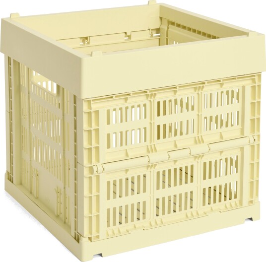 Hay Colour Crate Cube Oppbevaring Light Yellow