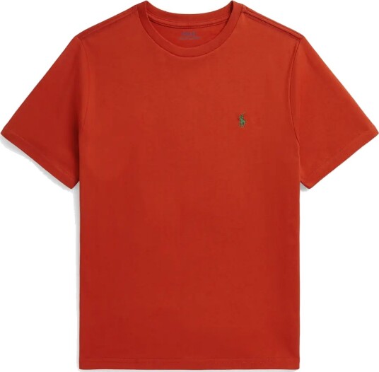 Ralph Lauren Kids Cotton Jersey Crewneck Tee Orange 138 149