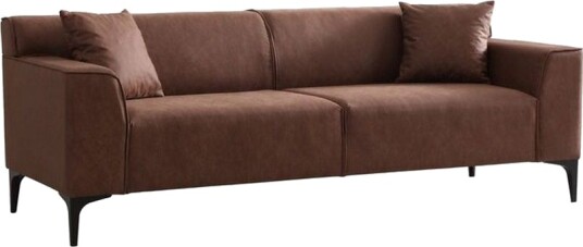 Malpani Sofa 3 sits Cognac