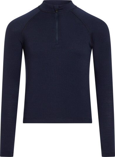 Icebreaker Kids" 260 Tech Long Sleeve Half Zip Midnight Navy 14