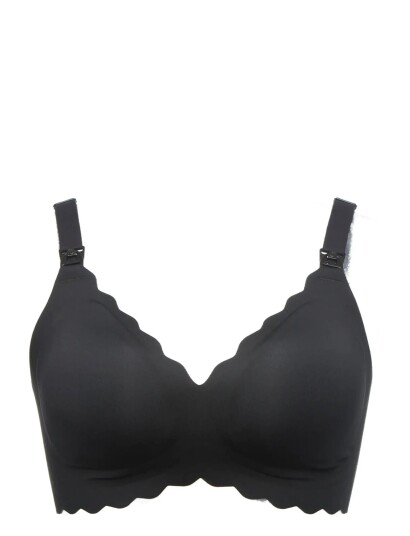 Momcozy Momcozy Yn46 L Seamless Support Floral Bra Black Black L Momcozy Momcozy Yn46 L Seamless Support Floral Bra Black Black L