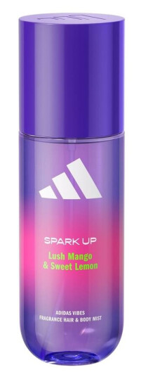 Adidas Vibes Spark Up Lush Mango & Sweet Lemon Body Mist 150ml Adidas Vibes Spark Up Lush Mango & Sweet Lemon Body Mist 150ml