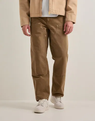 Carhartt WIP Double Knee Pant Slacks Brun Carhartt WIP Double Knee Pant Slacks Brun