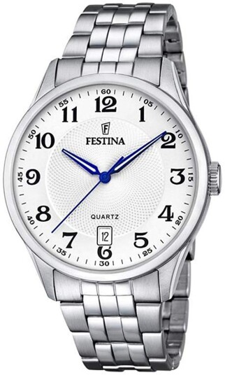 Festina Herreklokke F20425 1 Classic Sølvfarget/Stål Ø43 mm Festina Herreklokke F20425 1 Classic Sølvfarget/Stål Ø43 mm
