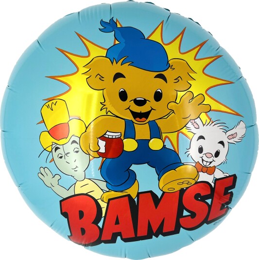 Design House 95 Folieballong Bamse Blå 203662
