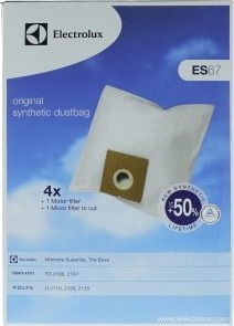 Original Støvsugerposer papir 4st. E67