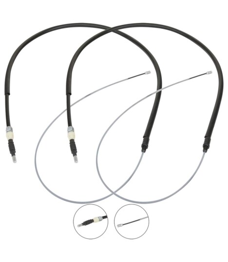 Tautrekk, håndbremse RIDEX 124C1208 Tautrekk, håndbremse RIDEX 124C1208