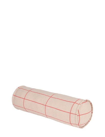NOBODINOZ Vibes Cylinder Cushion 50X18 Red ONE SIZE
