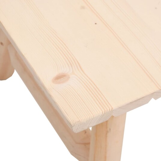 vidaXL Salongbord 90x50x41 cm heltre furu