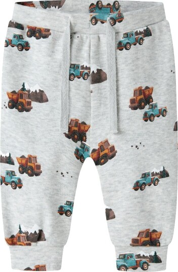 Name It Joggebukser NbmOzias Light Grey Melange Name It 74 Joggebukse Grå