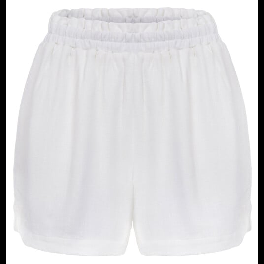 Suzy Shorts White L Linen shorts