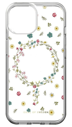 Ideal Of Sweden MagSafe Kompatibel iPhone 15 Mobildeksel med Transparent Floral Design