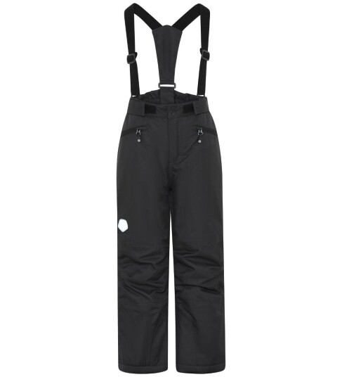 Color Kids Ski Pants W. Pockets Black 110 Color Kids Ski Pants W. Pockets Black 110