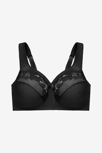 Glamorise - Myk bh Full Figure Plus Size MagicLift Minimizer - Svart