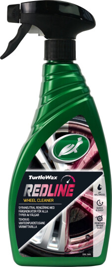 Turtle Wax Redline Wheel Cleaner Revolusjonerende Felgrens 500ml Turtle Wax Redline Wheel Cleaner Revolusjonerende Felgrens 500ml