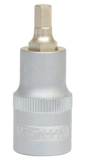 Ks Tools 1/2" Bitssokkel, Sekskantsokkel, Kort, 1/4 (917.1318) Ks Tools 1/2" Bitssokkel, Sekskantsokkel, Kort, 1/4 (917.1318)